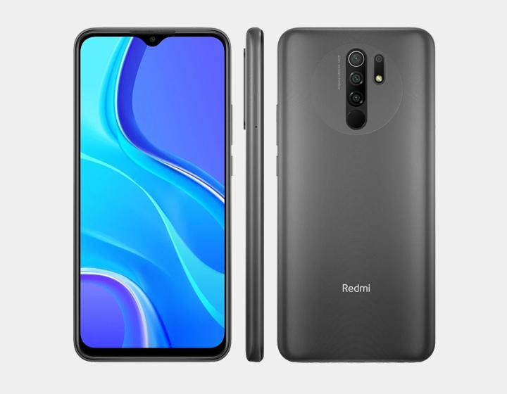 Xiaomi Redmi 9 64GB, 4GB RAM, 6.53" Full HD + AI Quad Camera, LTE Factory Unlocked Smartphone - International Version (Carbon Grey)