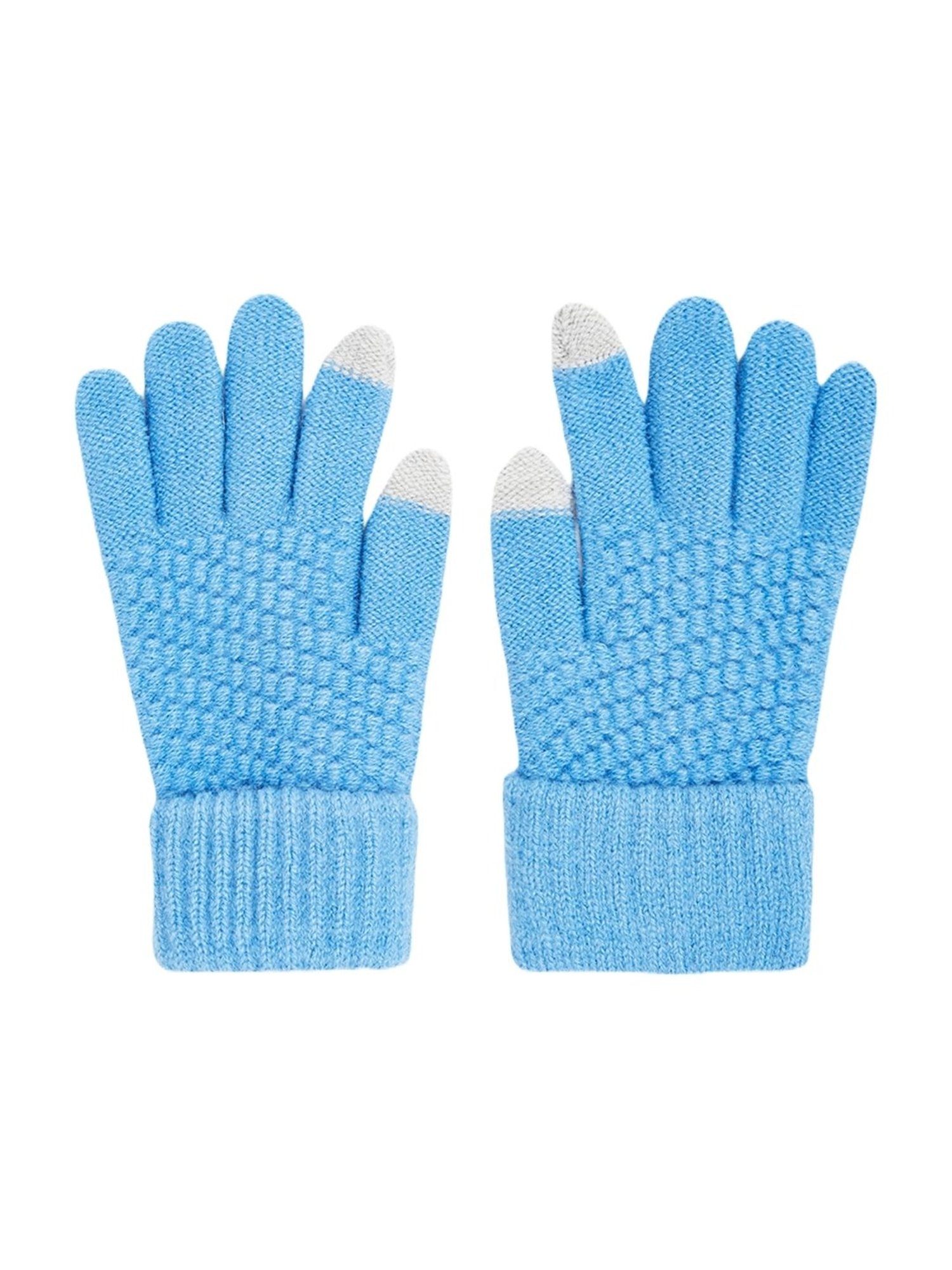 Pantaloons Junior Blue Solid Gloves