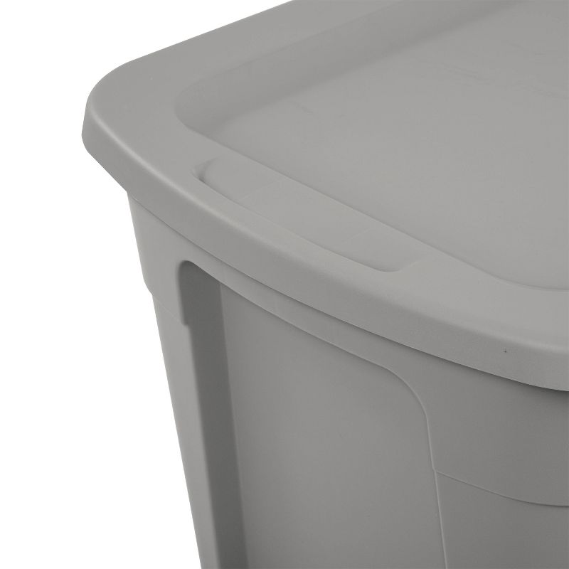 18gal Storage Tote Gray - Room Essentials™