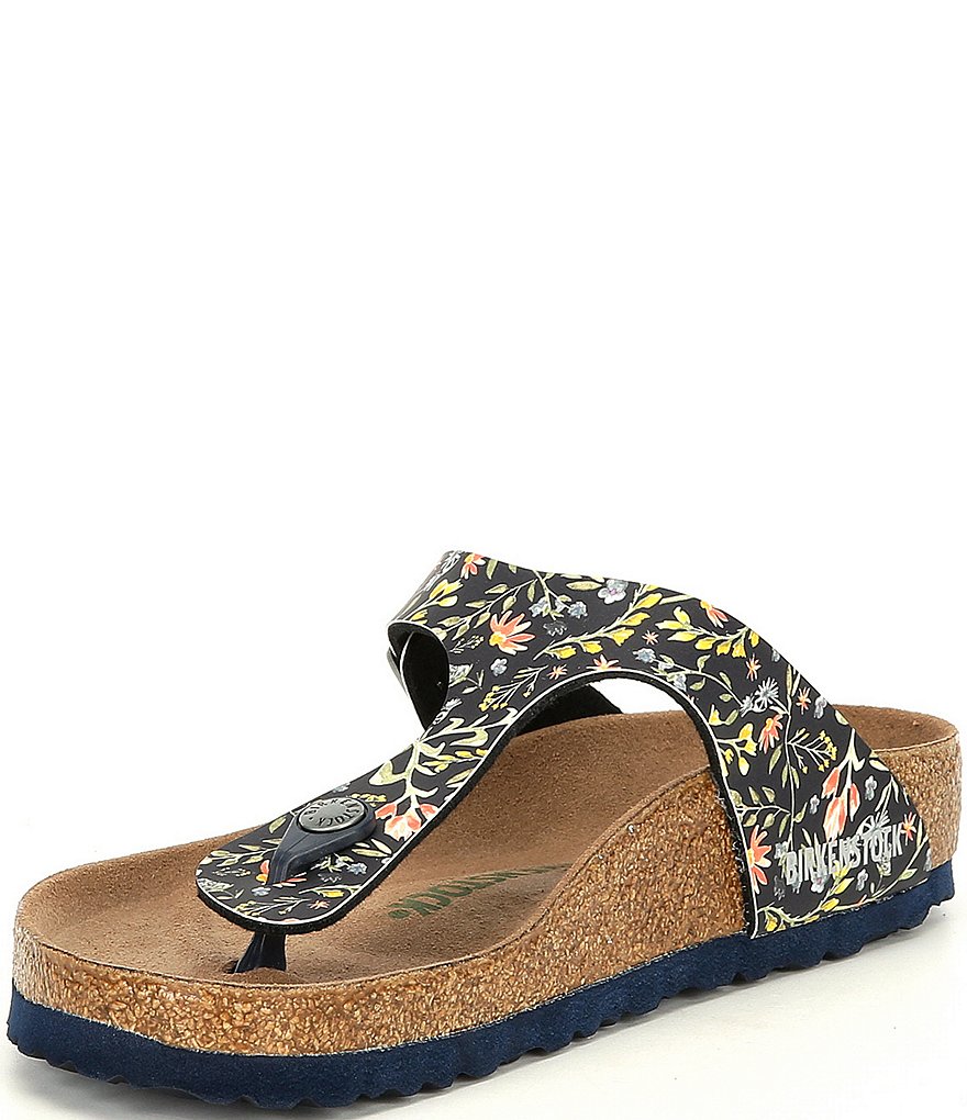 Birkenstock Women's Gizeh Vegan Floral Thong Sandals