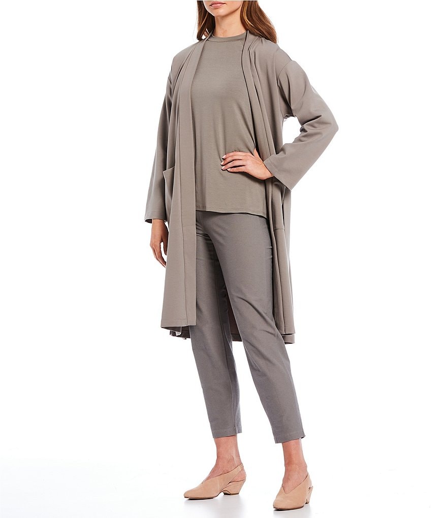 Ali Miles Printed Button Front Floral Wire Neck 3/4 Bell Sleeve Jacket