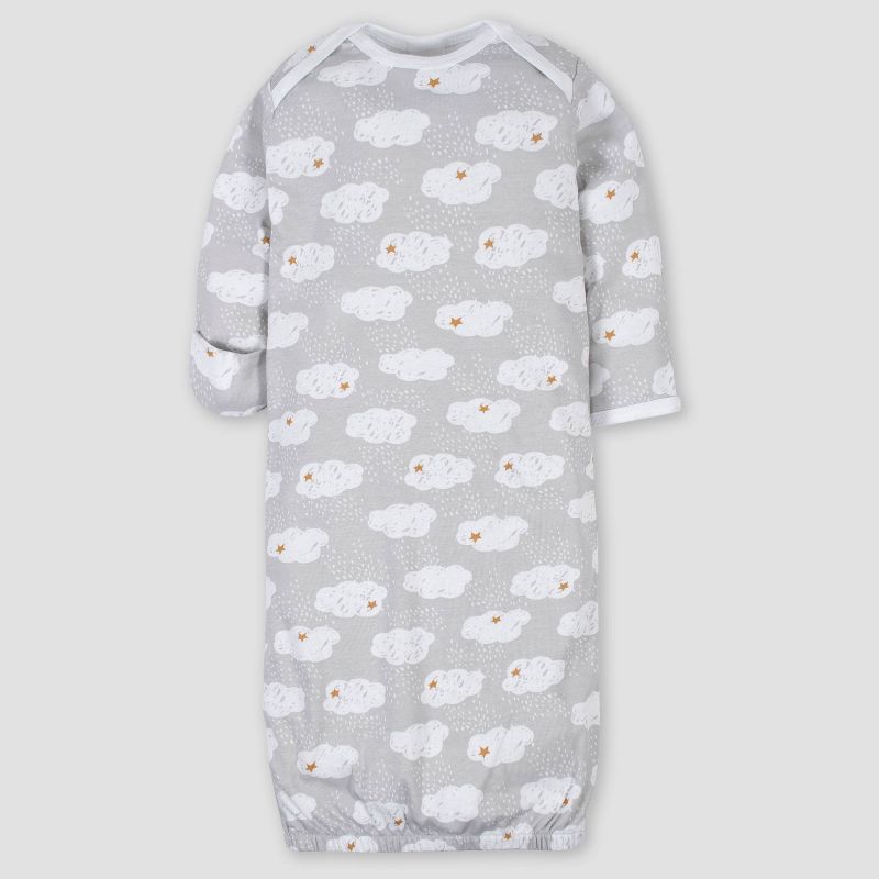 Gerber Baby 4pk Sheep Nightgown - White