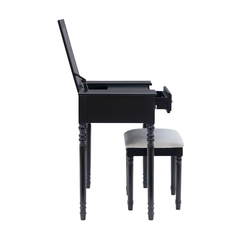 Macie Vanity Black - Linon