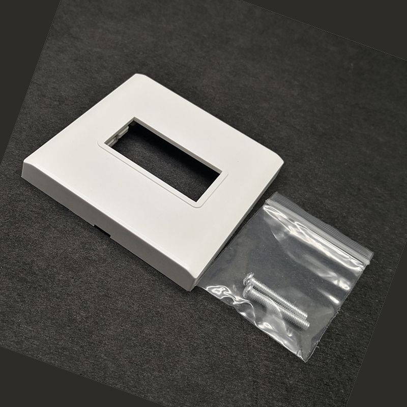 5 pcs - 1 Port Faceplate For USB HDMI VGA 3RCA TV Wall Mount Wallplate Panel,Outlet Covers, Type 86x86mm