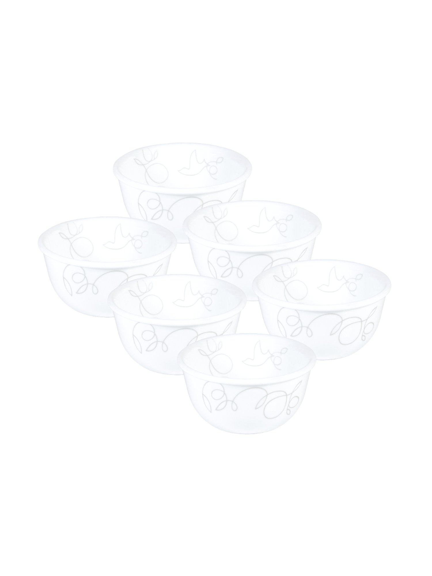 Corelle Livingware Plus Morning Breeze 325ml Soup Bowl Pack of 6