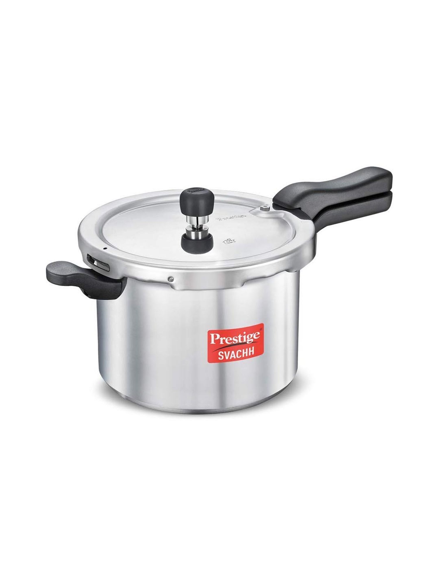 Borosil Silver Aluminium Pressure Cooker (5 L)