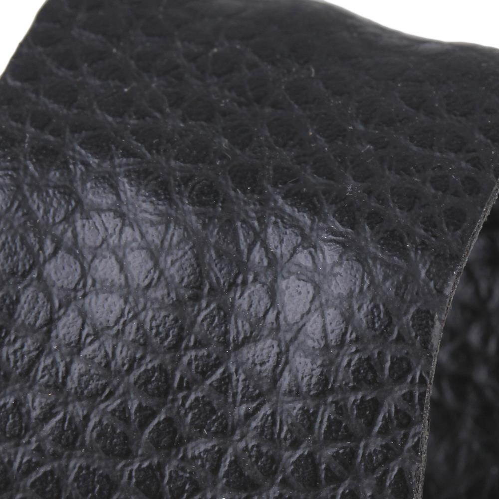 BQLZR 10PCS Alto Saxophone Artificial Leather Ligature Fastener w/ Fattener Black