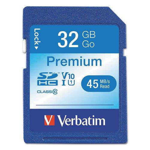 VER96871 - Verbatim 32GB Premium SDHC Memory Card, UHS-I Class 10