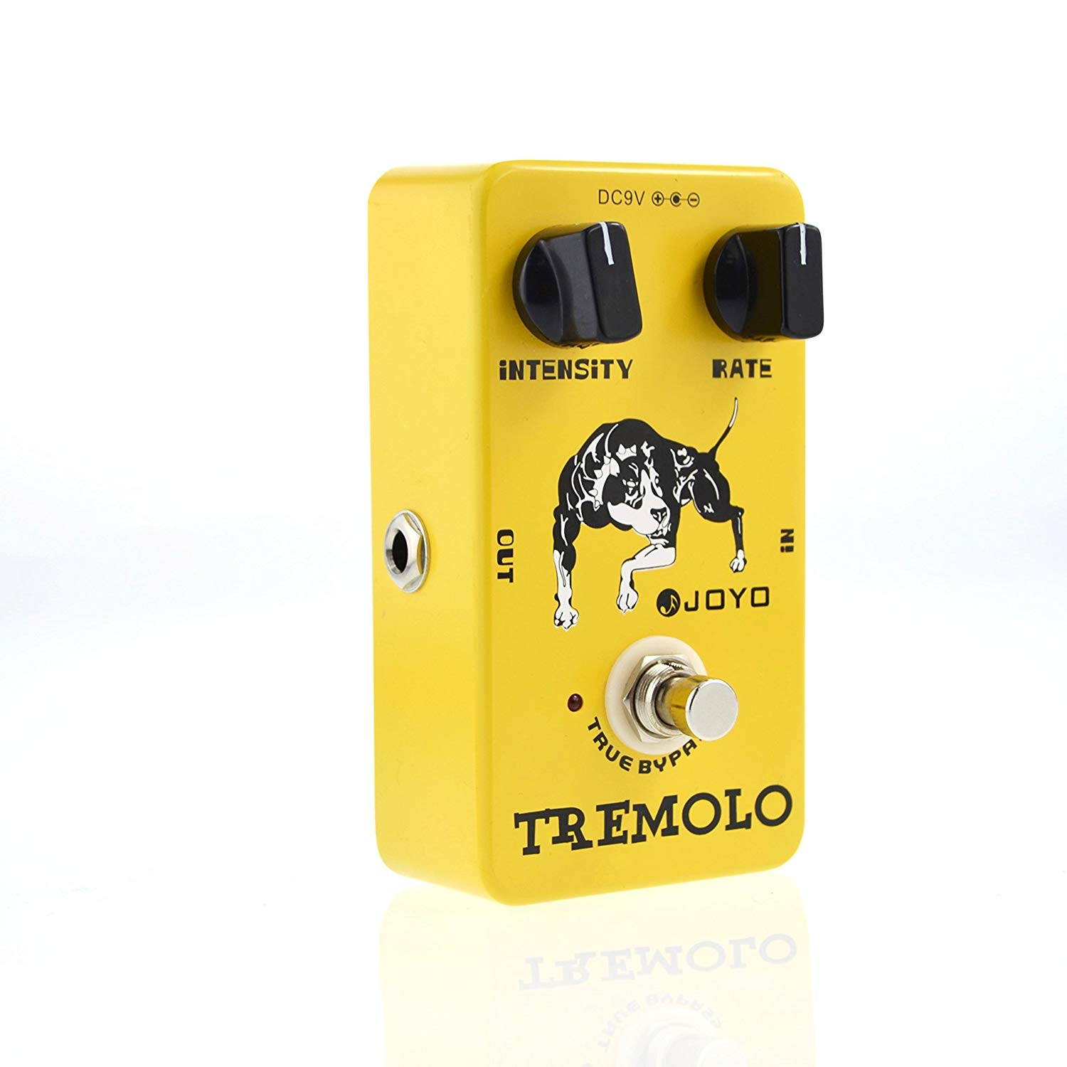 Joyo JF-09 Tremolo Guitar Pedal with True Bypass Wiring