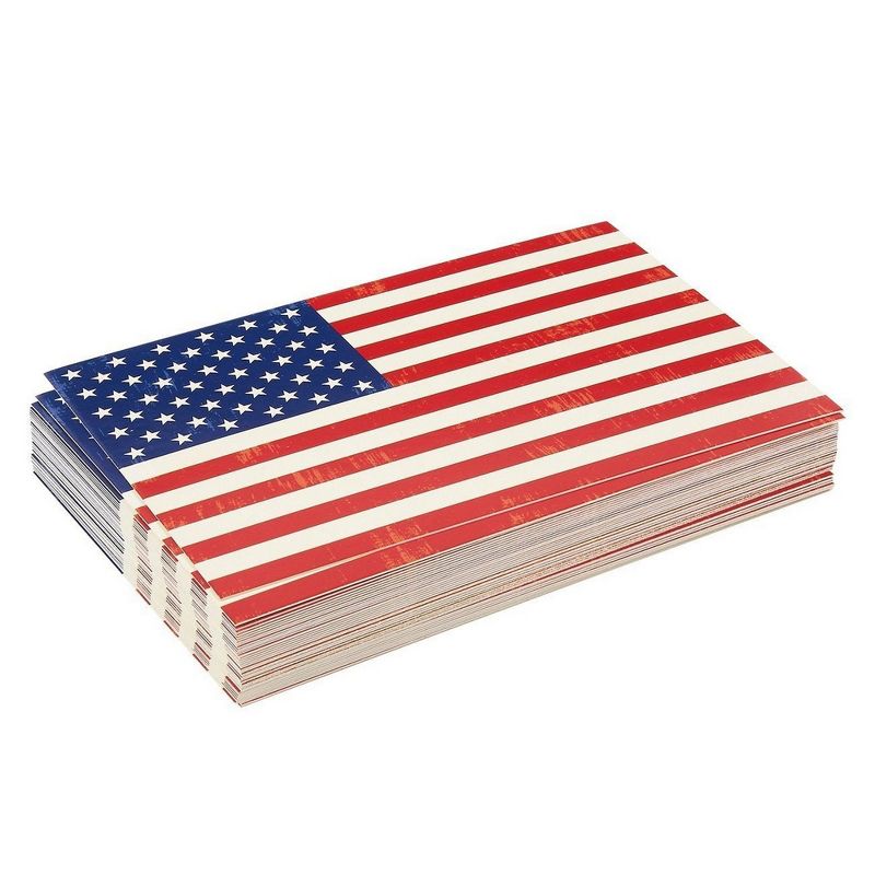American Flag Postcards - 40-Pack Patriotic Postcards Set, All Occasion Postcards Bulk, Blank on the Inside, 4 x 6 inches