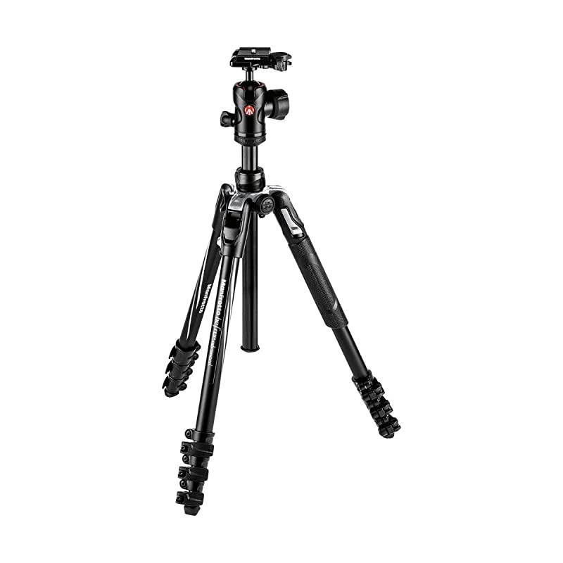 Befree Advanced Tripod with Lever Closure, Travel Tripod Kit with Ball Head, Portable and Compact, Aluminium Tripod for DSLR Reflex and Mirrorless Cameras, Camera Accessories