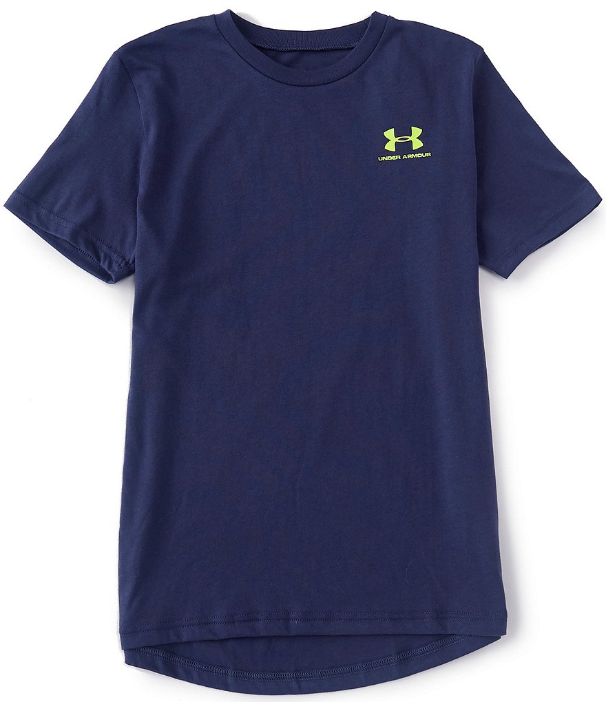 Under Armour Big Boys 8-20 Short Sleeve Sportstyle Left Chest Tee