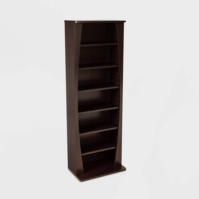 Canoe Curved Multimedia Cabinet Brown - Atlantic