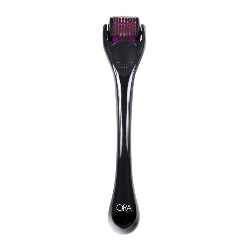 ORA Beauty Purple/Black Microneedle Face Roller System - 1ct