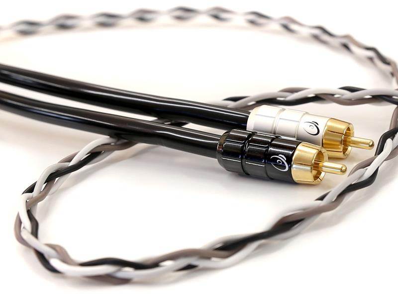 KnuKonceptz Krux Kable 4M Interlaced 3D Copper Twisted Pair RCA Cable