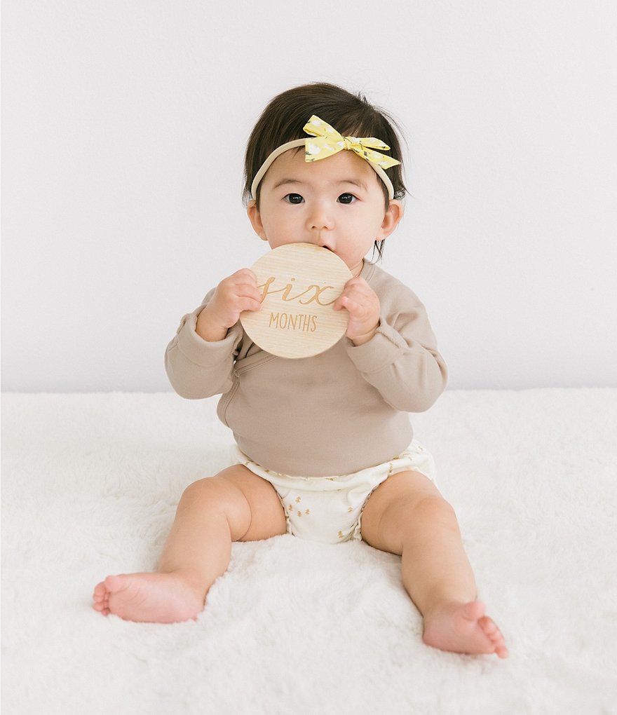 Pearhead Wooden Baby Monthly Milestone Props