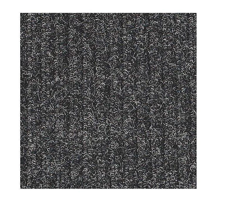 1'4"x2'4" Rectangle Indoor and Outdoor Polyurethane Floor Mat Black - PiccoCasa