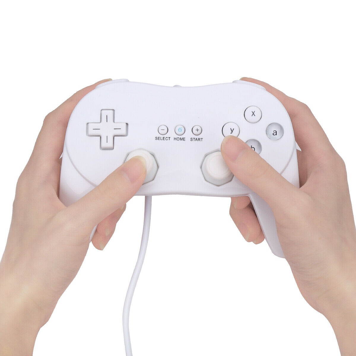 2Pack Pro Classic Gamepad Controller Console Joypad Fit For  Wii Remote