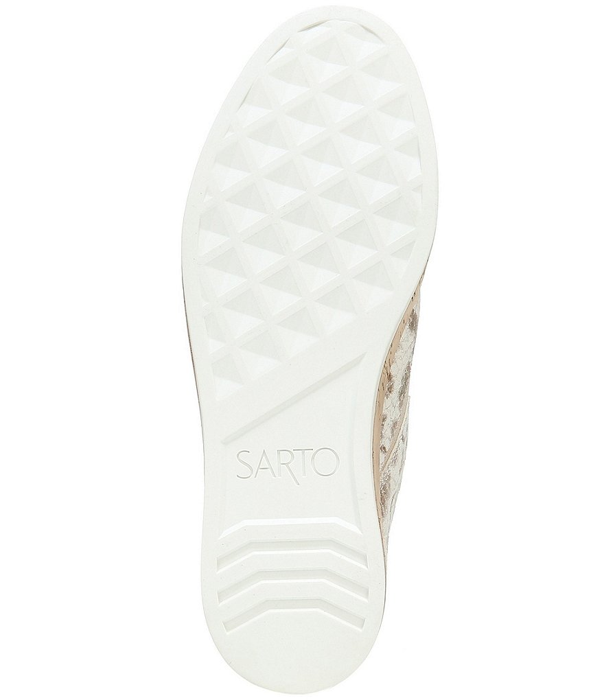 Sarto By Franco Sarto Daine Metallic Snake Leather Sneakers