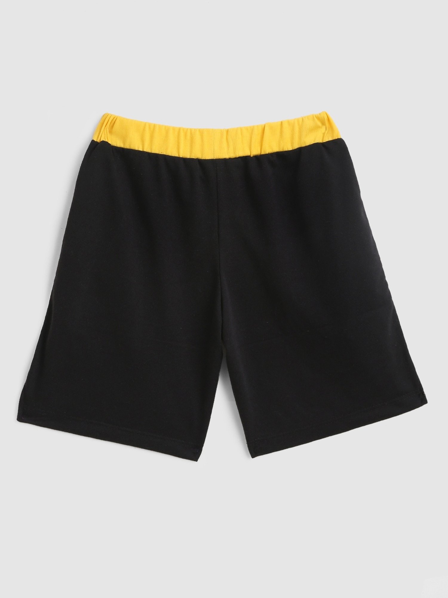 Kids Craft Black Cotton Shorts