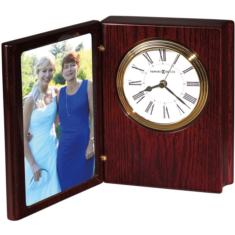 Howard Miller 645711 Howard Miller Portrait Book II Tabletop Clock 645-711 Rosewood