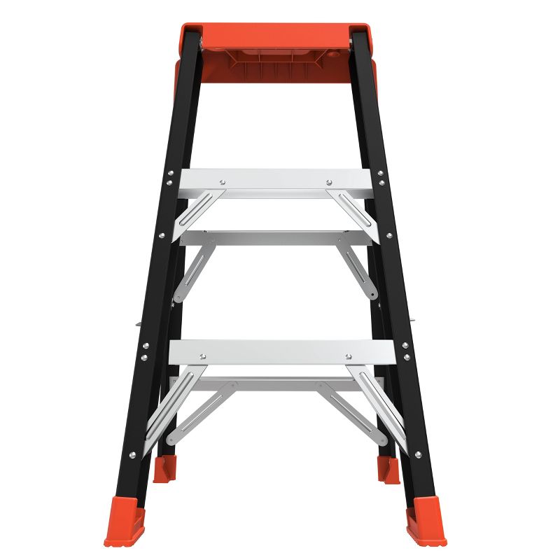 Little Giant Ladder Systems 375 lb ANSI Type IAA fiberglass Stepstool Black