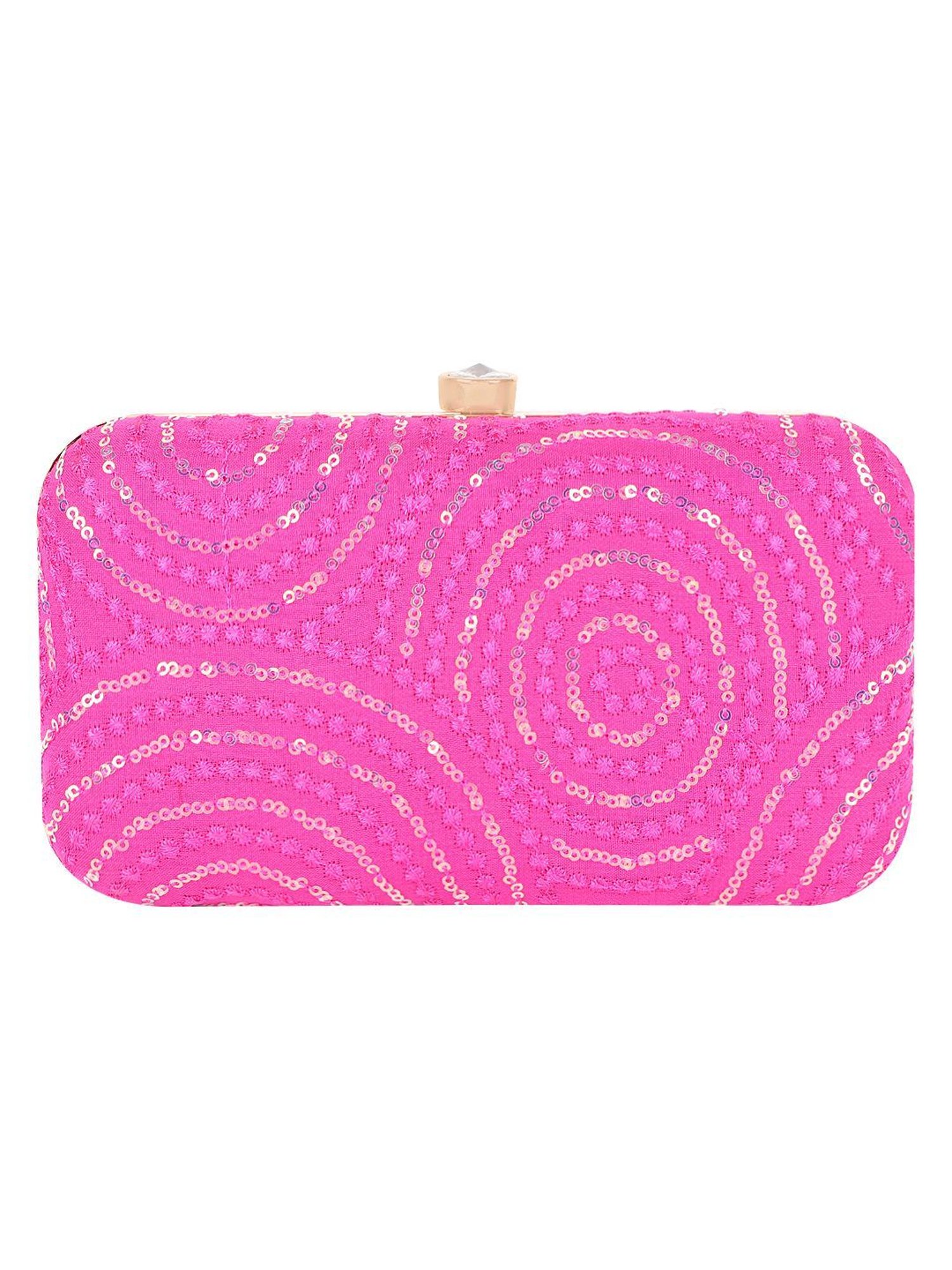 Estee & Lilly Turn Key Closure Clutch - Black