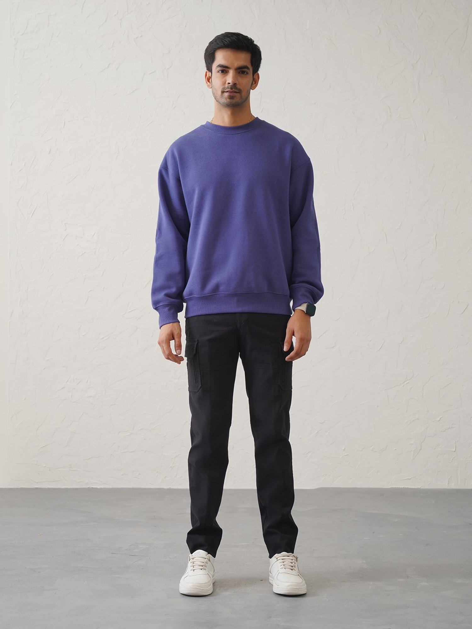 MinusOne Black Slim Fit Cargos