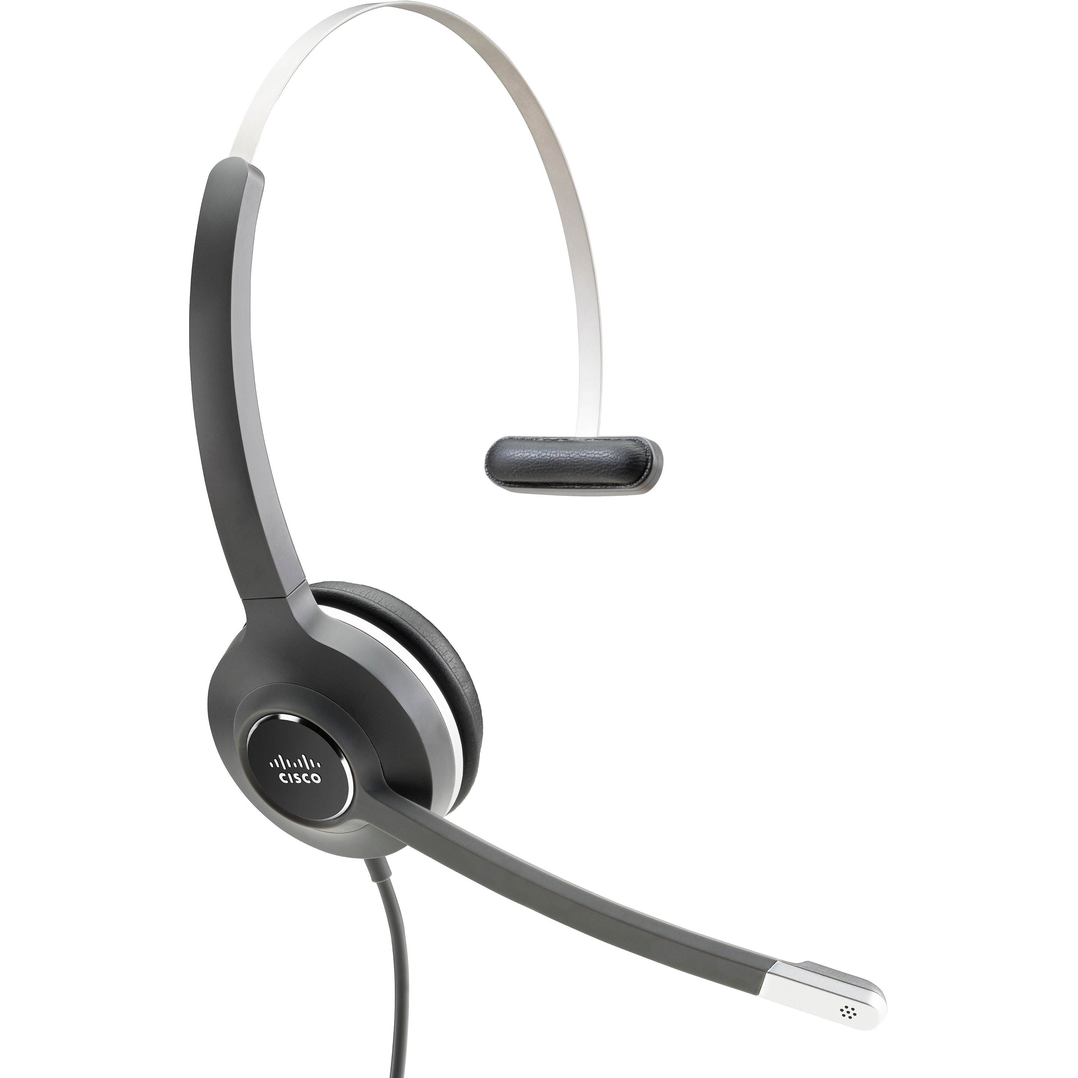 Cisco - CP-HS-W-531-RJ= - Cisco Headset 531 (Wired Single with Quick Disconnect coiled RJ Headset Cable) - Mono - Quick