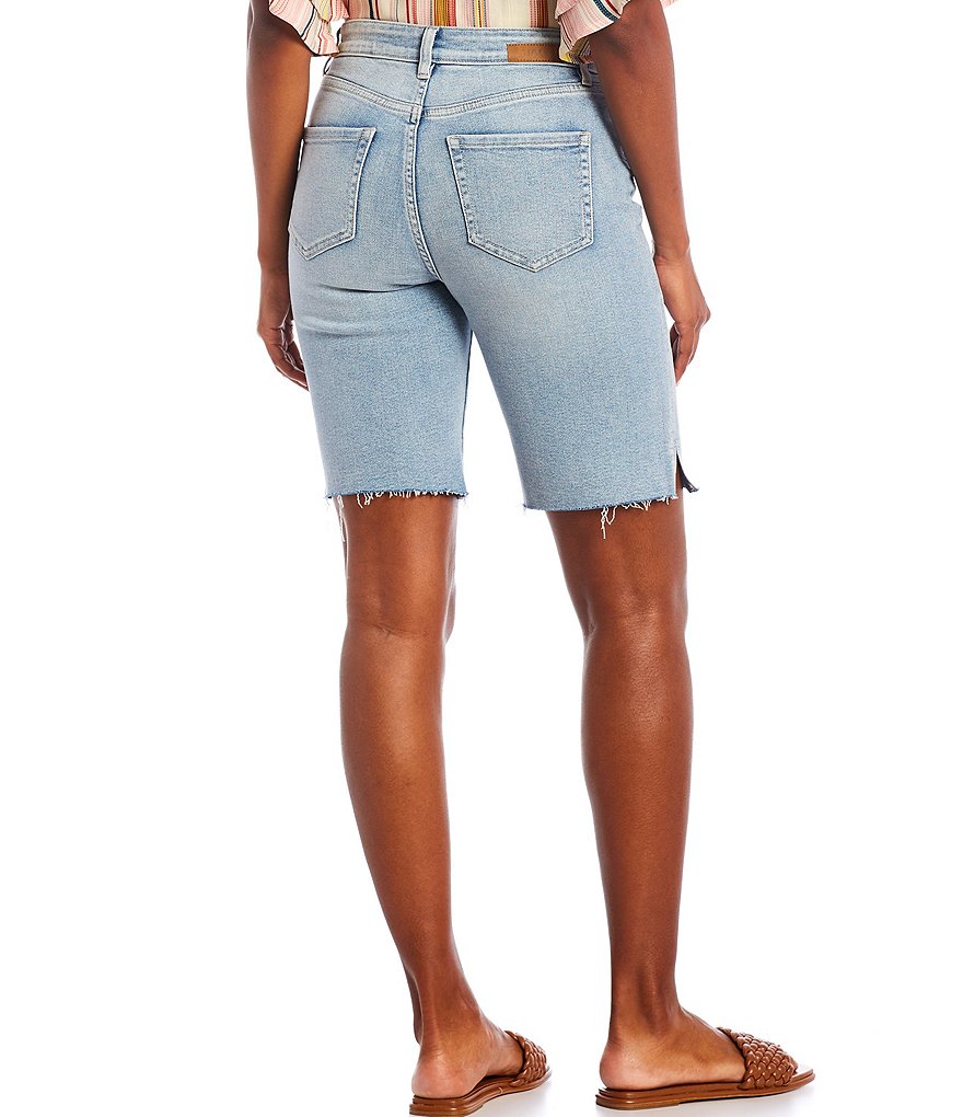 Jag Jeans The City High-Rise Raw Hem Pocketed Shorts
