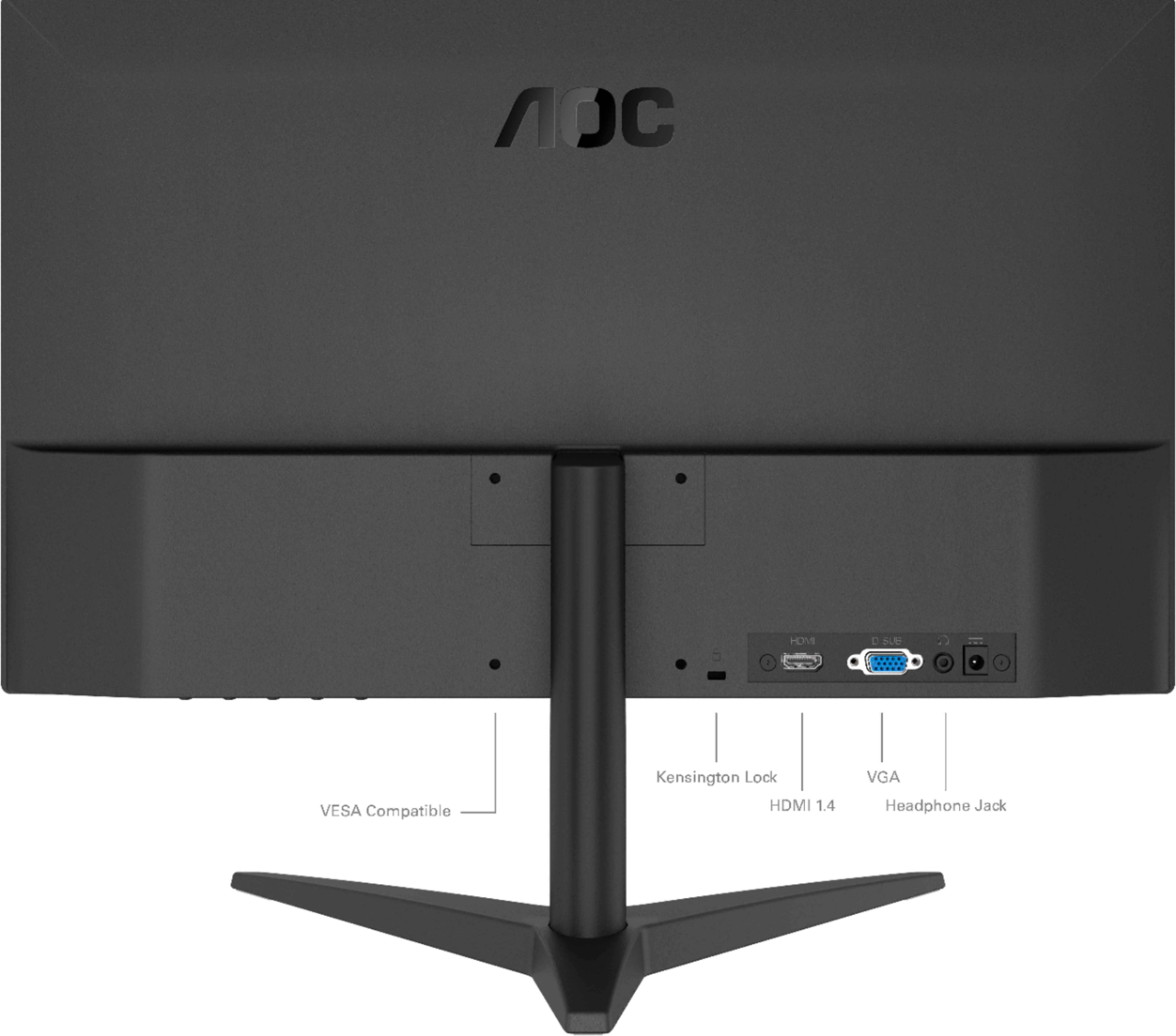 AOC - B1 Series 24B1XHS 23.8" IPS LED FHD Monitor - Black (24B1XHS)