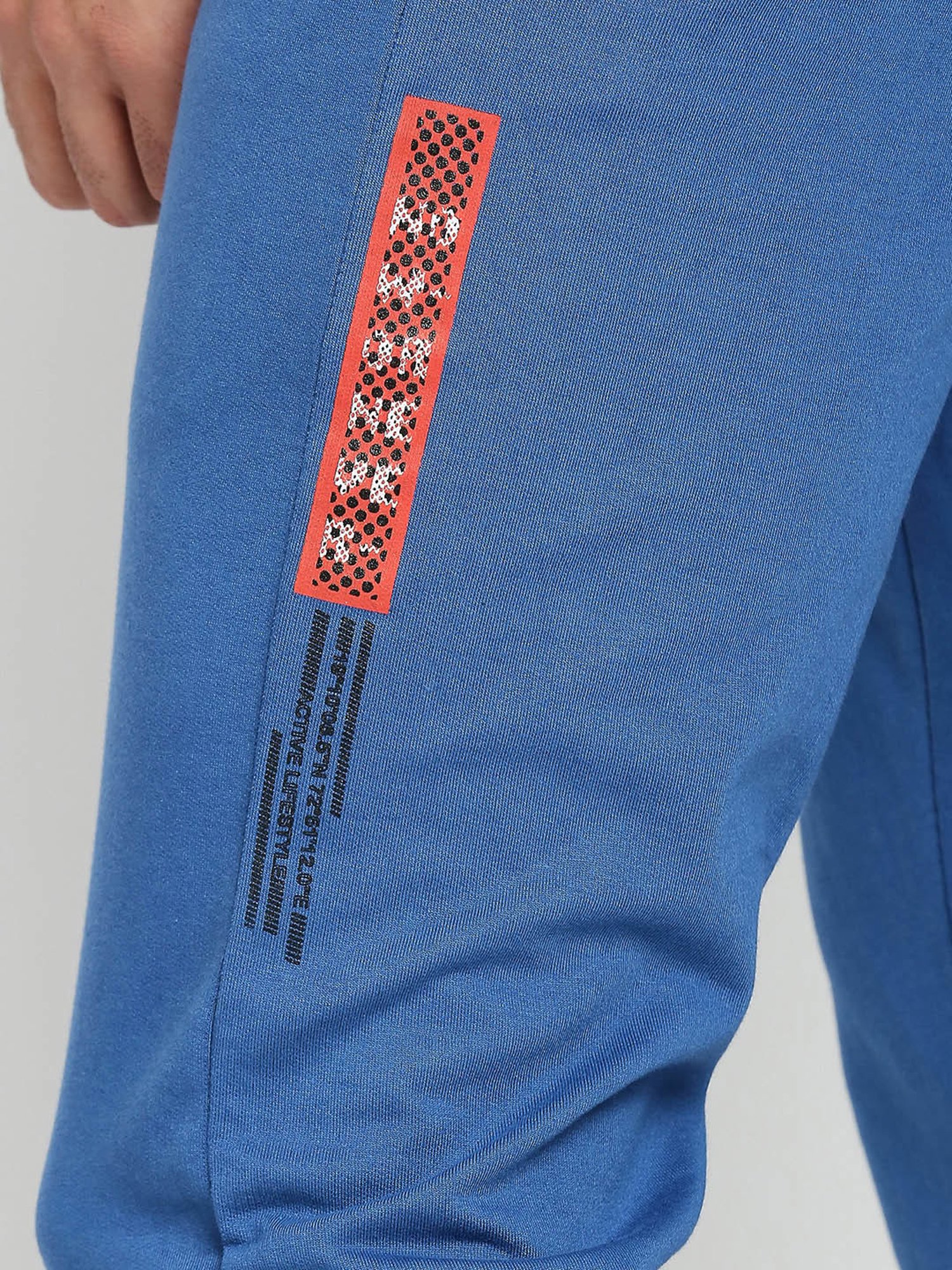 Fitz Royal Blue Slim Fit Trackpants