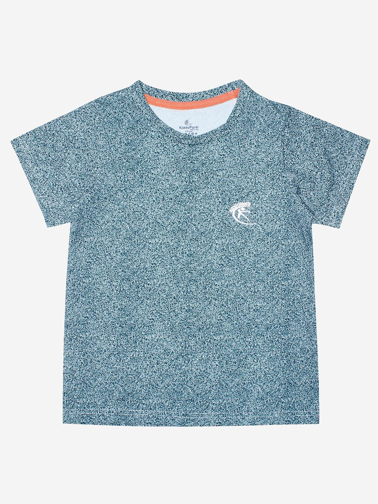 Kiddopanti Kids Green Printed T-Shirt