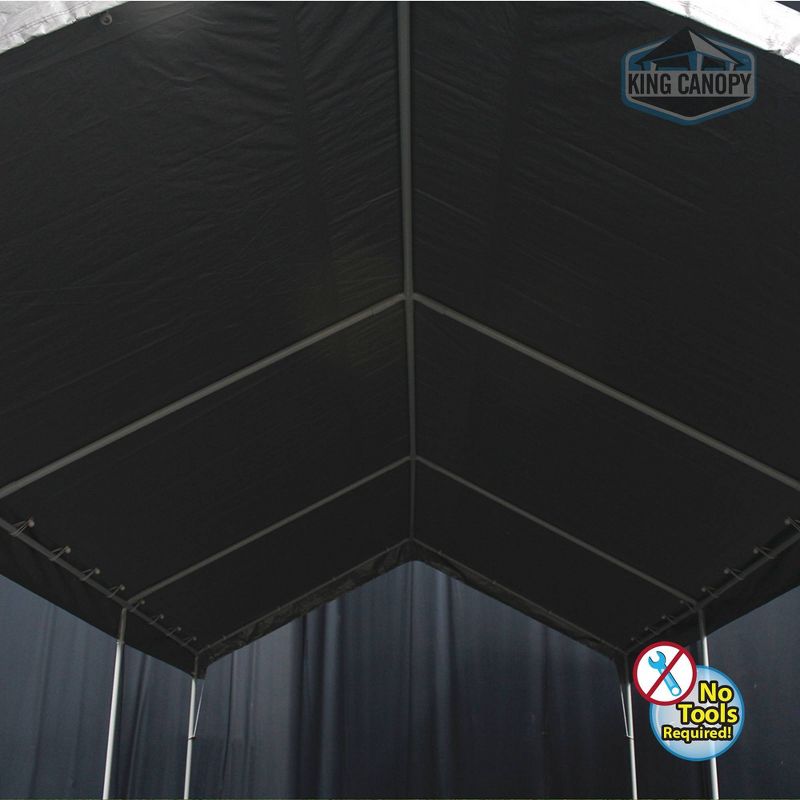 King Canopy 10'x20' Universal 8 Leg Tent with Silver Cover