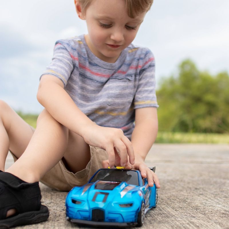 Maxx Action Sports Car Lights & Sounds Motorized Vehicle – Electric Blue