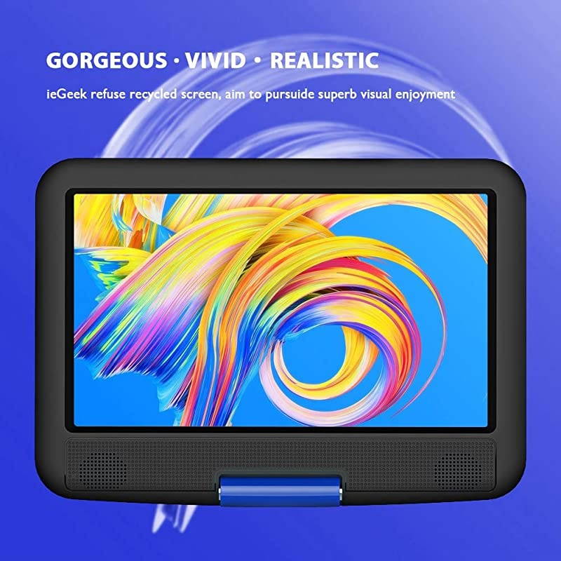 Hard Carrying Travel Storage Case, for DBPOWER 10.5" Portable DVD Player (Black-New Version)