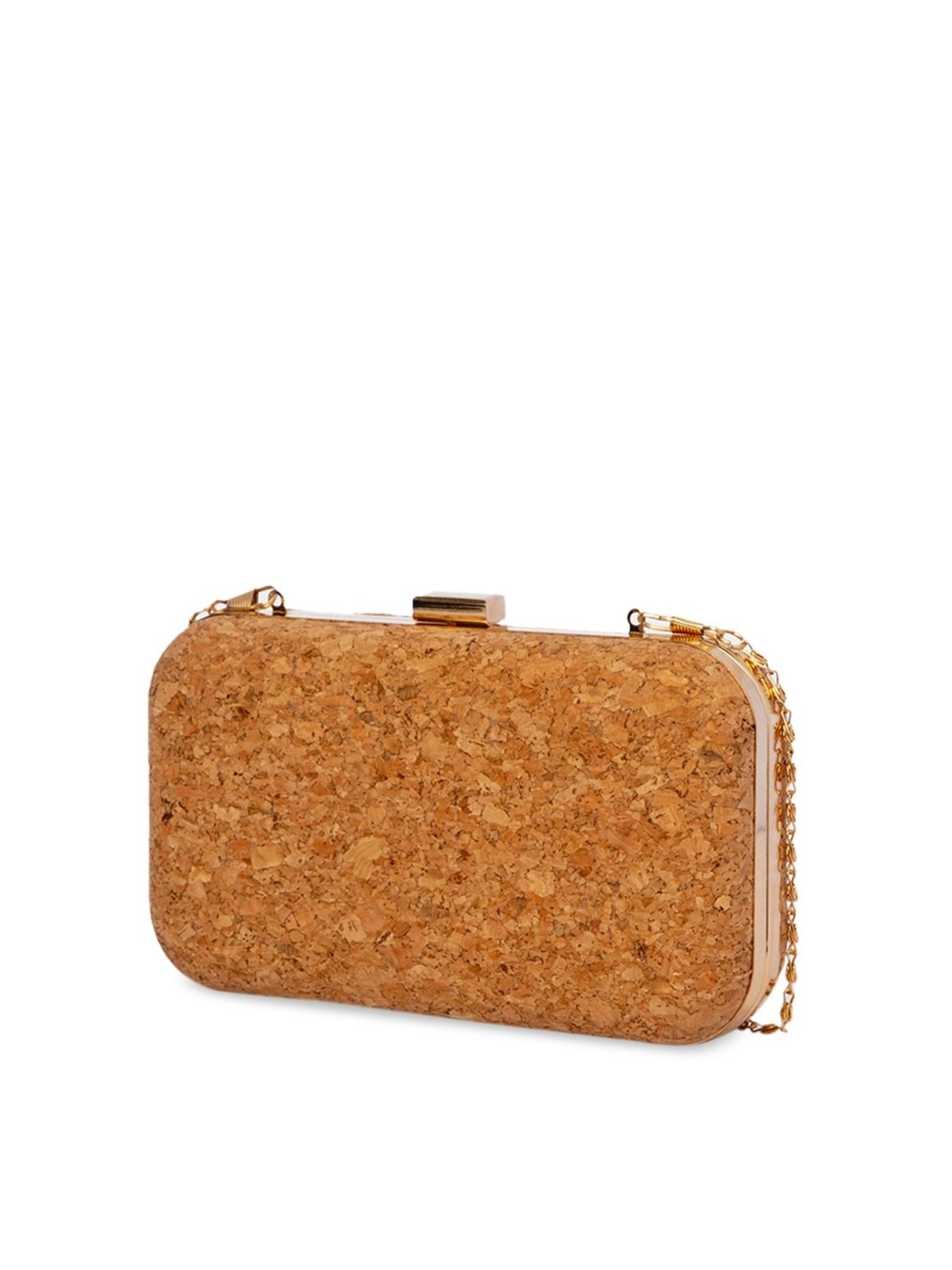 Modern Myth Yellow Textured Clutch