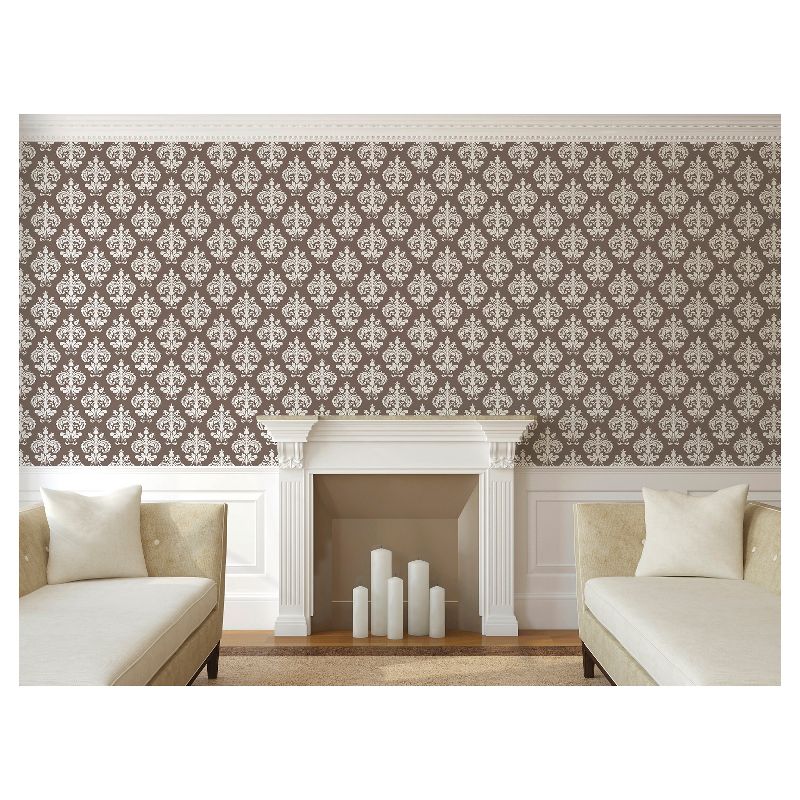 Tempaper Kids' Galaxy Self-Adhesive Removable Borders Wallpaper Out Of This World Black