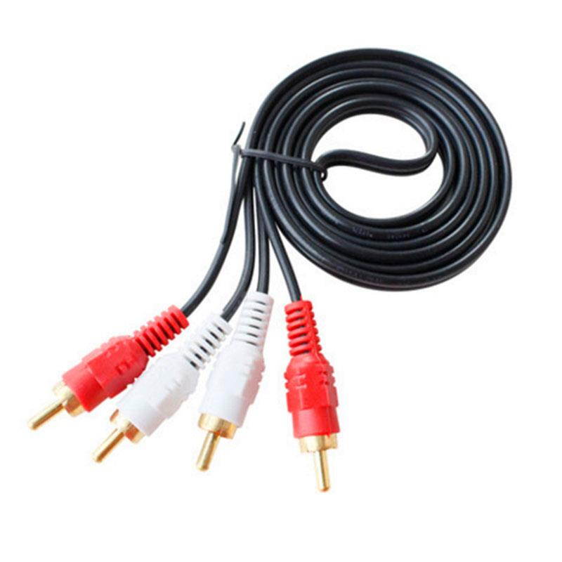 2 RCA Jack Stereo Dual RCA Audio Speaker Male to Male Patch Cable 1.5m 3m 5m 10m
