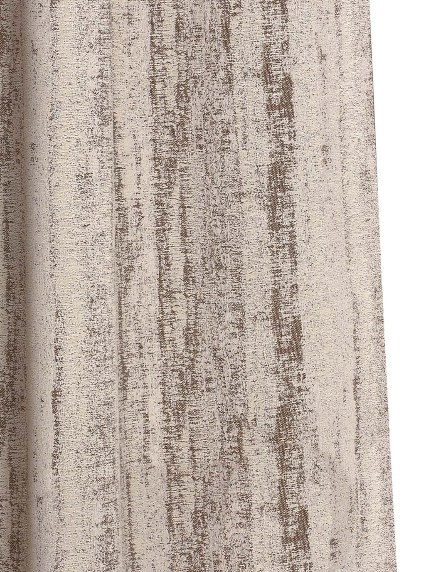 Swayam Brown Paisley J&B Blackout Eyelet Door Curtain - Single Piece (7 Ft)