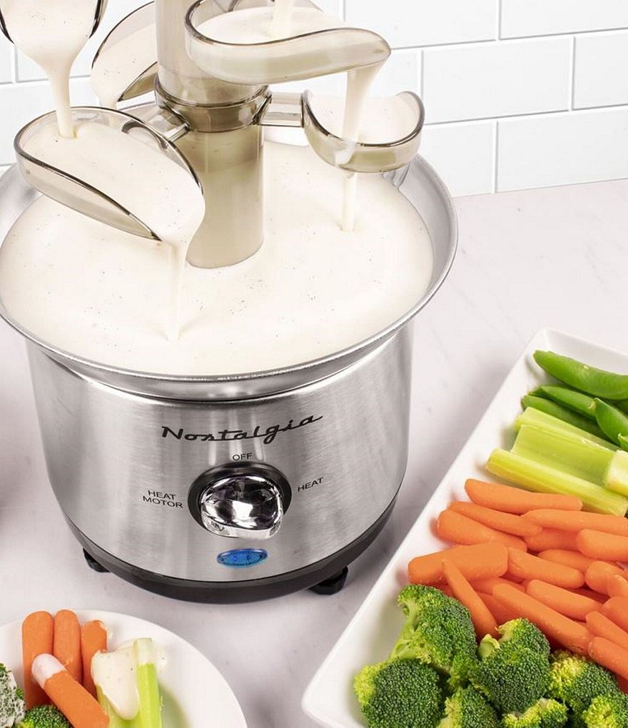 Nostalgia Electrics Stainless Steel Cascading Fondue Fountain