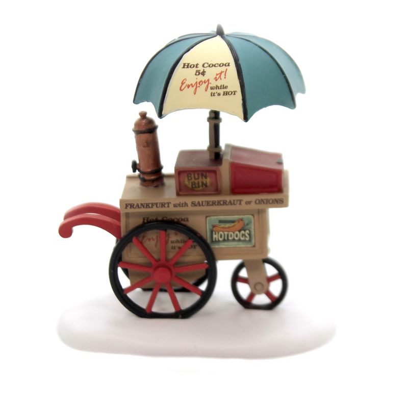 Department 56 Accessory 4.0" Classic Christmas Cocoa Cart Hot Chocolate Beverage  -  Decorative Figurines