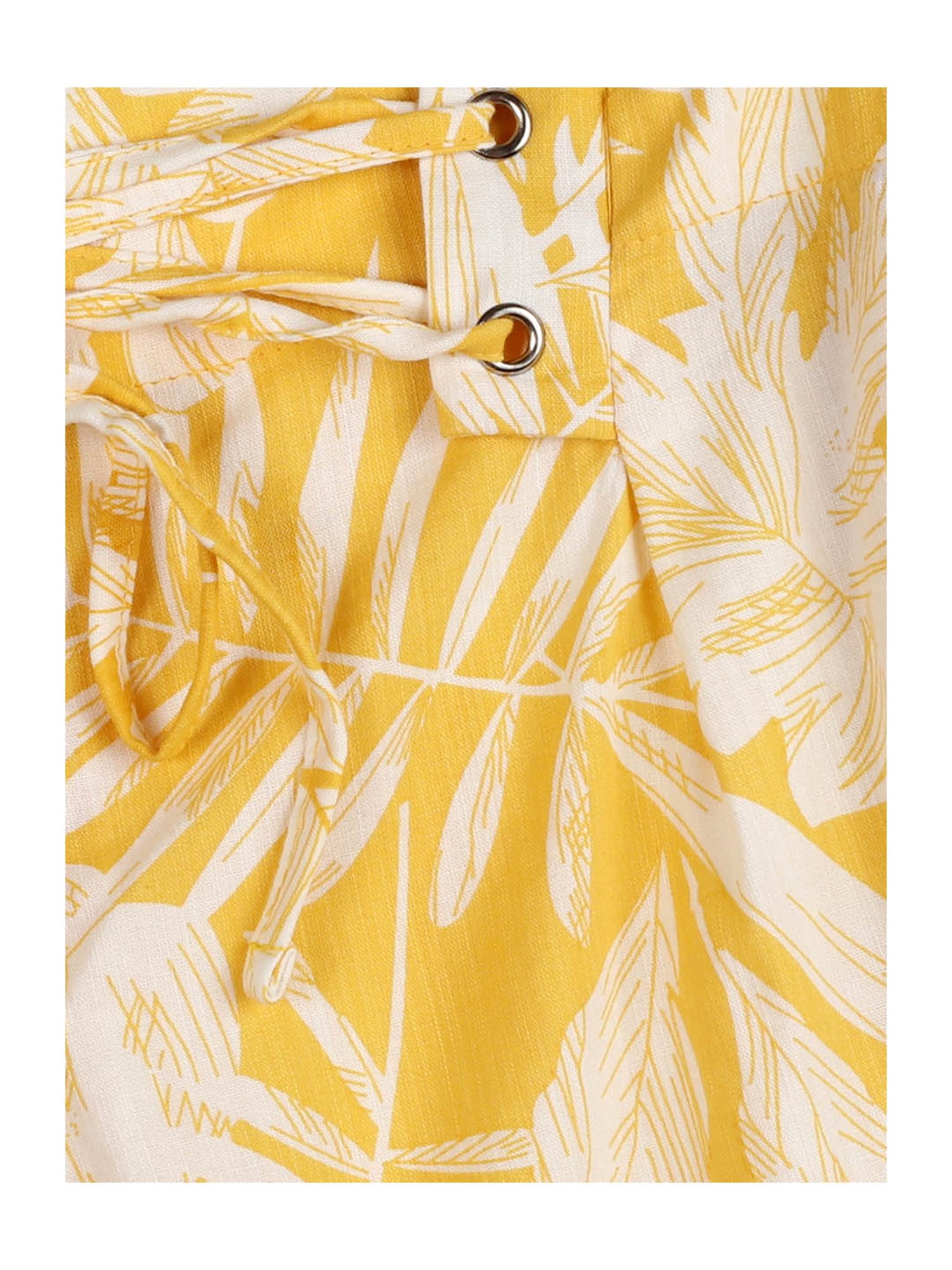 HELLCAT Kids Yellow & Navy Printed Shorts (Pack Of 2)