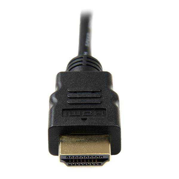6 ft High Speed HDMI Cable with Ethernet - HDMI to HDMI Micro - M/M