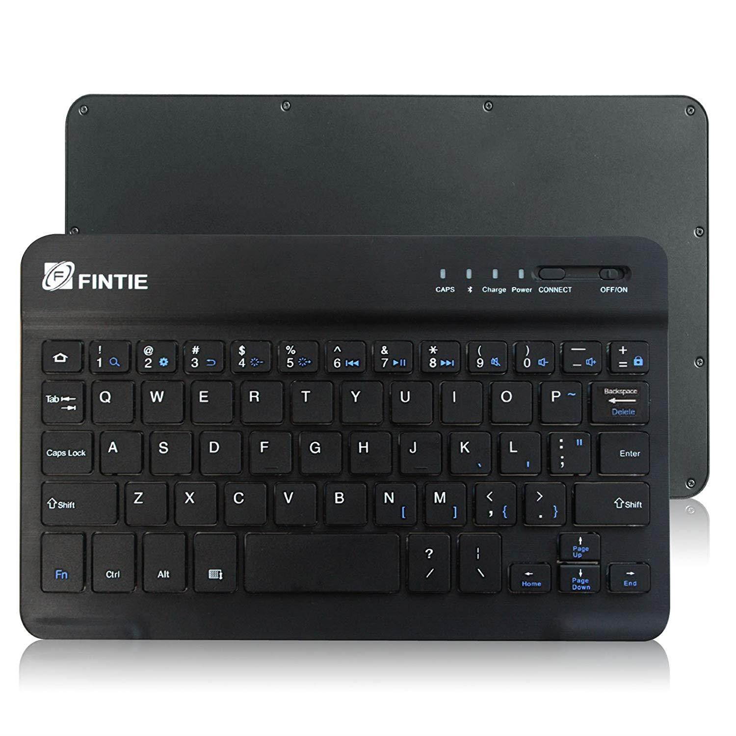 Fintie Ultrathin Wireless Bluetooth Keyboard 4mm 7-Inch Black
