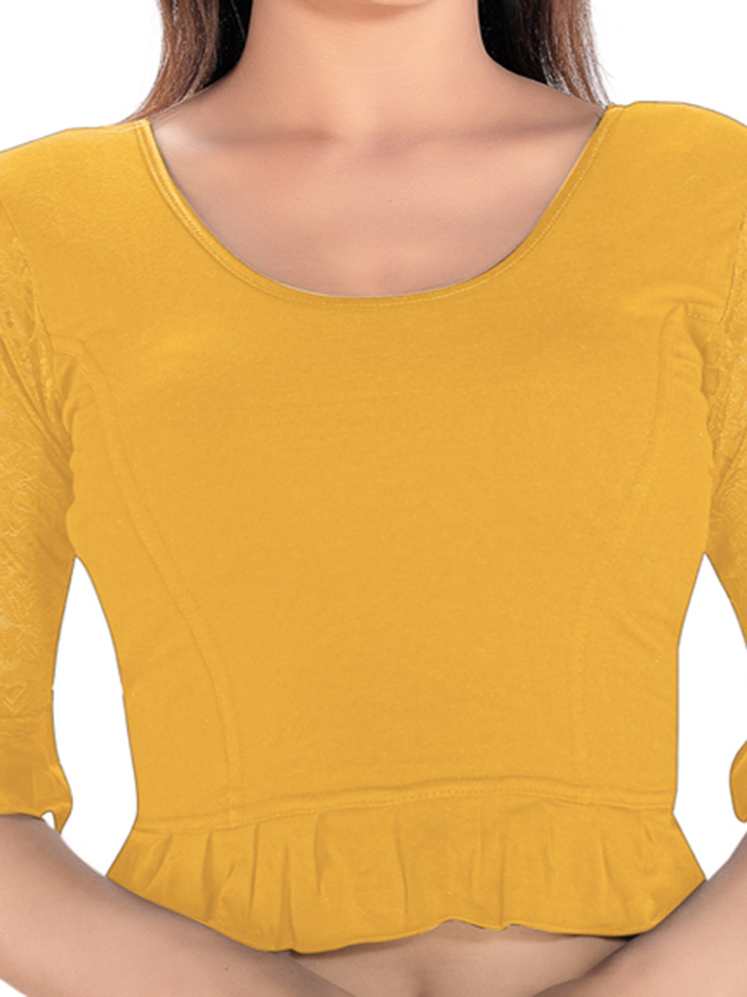 Salwar Studio Red Textured Blouse