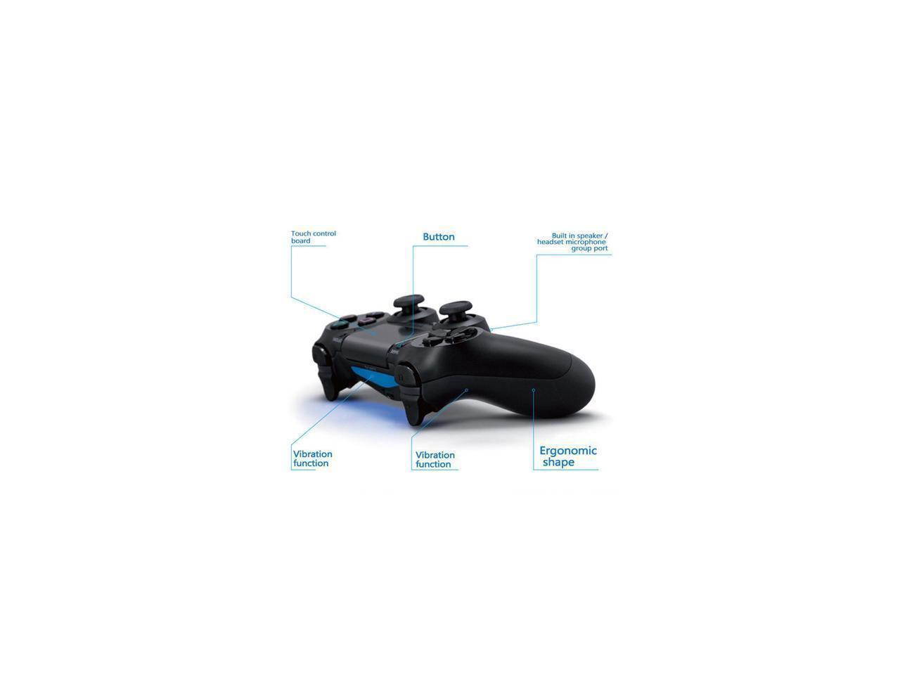 Dualshock 4 Bluetooth4.0 Wireless Controller Joystick Gamepad for PS4/ PS4 Slim/ PS4 Pro/ PC Window 7 8 10