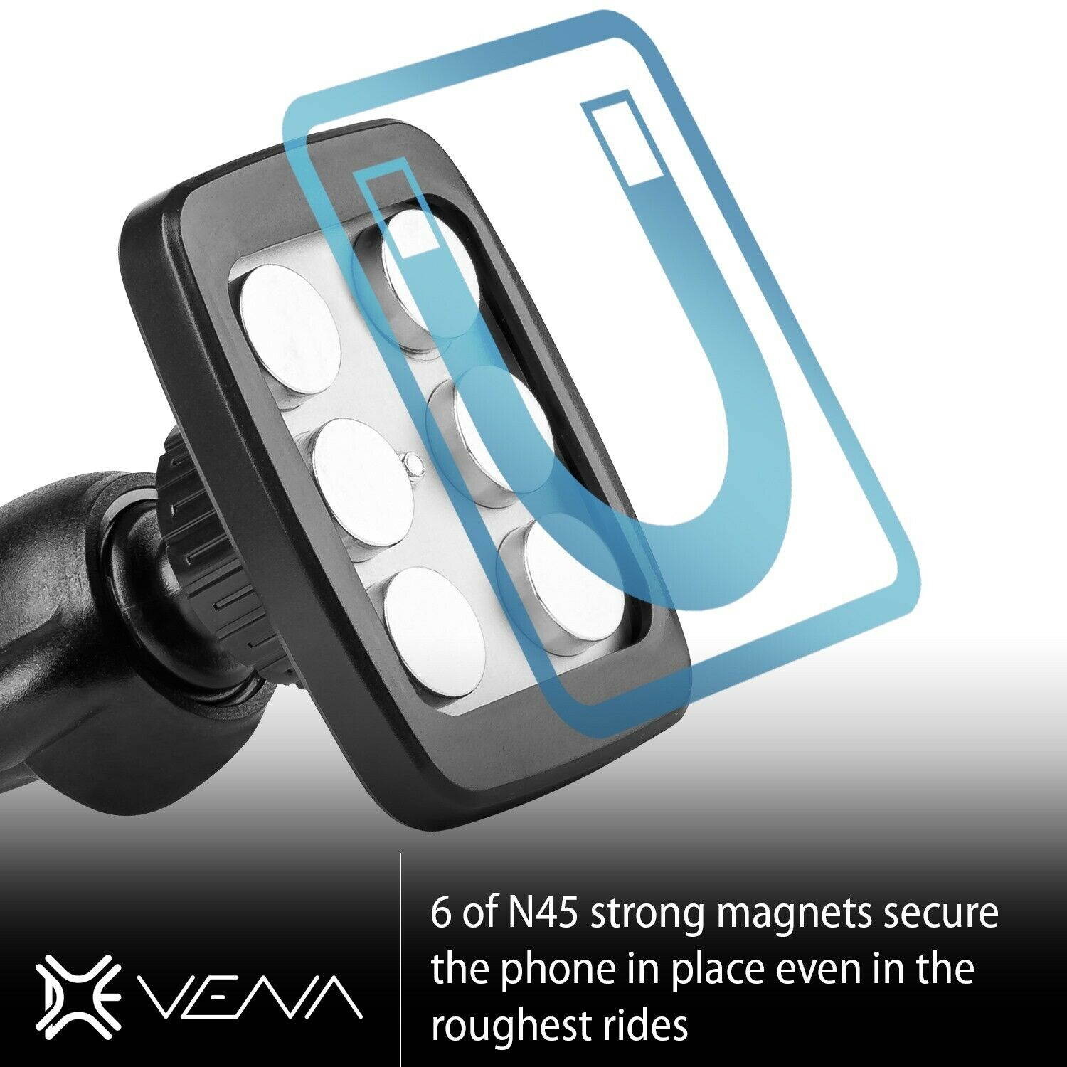 Air Vent Magnetic Car Mount Phone Holder 360 Rotate iPhone 11 XR XS Galaxy Pixel