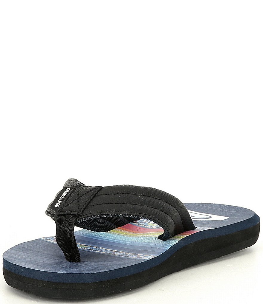 Quiksilver Boys' Carver Print Flip Flops (Toddler)