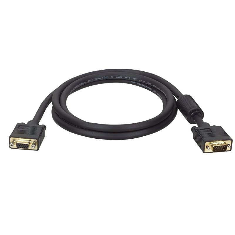 VGA Monitor Extension Cable RGB Coax High Resolution MF 2048 x 1536 1080p HD15 50ft 50 P500050